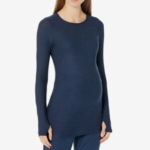 Beyond Yoga Long Sleeve Tee - Navy Blue